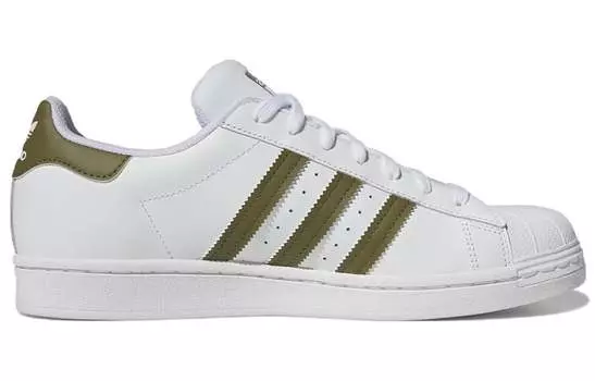 Кроссовки Adidas Originals Superstar 'White Focus Olive'