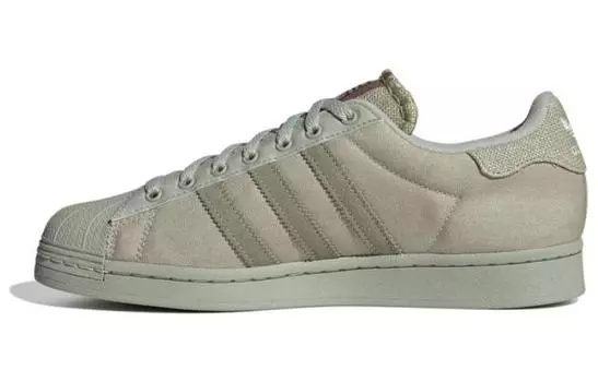 Adidas originals Superstar Обувь для скейтбординга унисекс, Green/Brown/Beige/Dark Gum