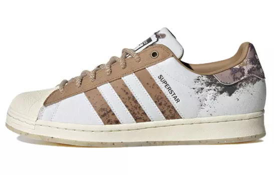 Кроссовки Superstar Adidas Originals 'White Cardboard Splatter'