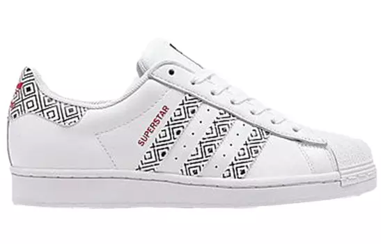 Кроссовки Adidas Originals Originals Superstar 'White Black Red'