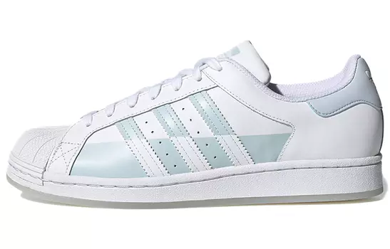Кроссовки Superstar Adidas Originals 'Split - White Halo Blue'