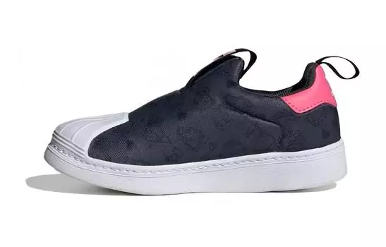 Adidas originals Superstar Series Kids Кроссовки для скейтбординга для детей, Black/Red