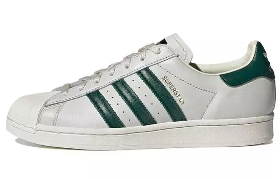 Кроссовки Adidas Originals Superstar Off White Collegiate Green