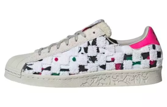 Кроссовки Adidas Originals Originals Superstar 80s X Han Meilin 'White Black Green'