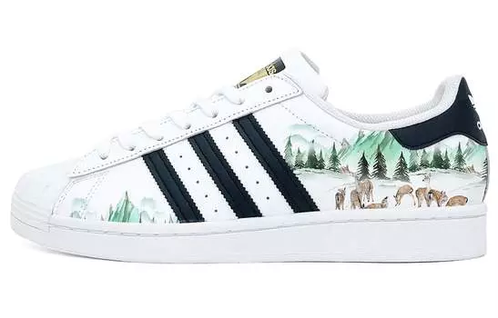 Adidas originals Superstar Series Обувь для скейтбординга унисекс, Green