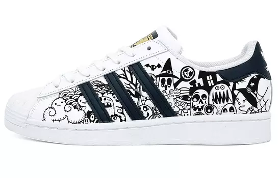 Adidas originals Superstar Series Обувь для скейтбординга унисекс, Black