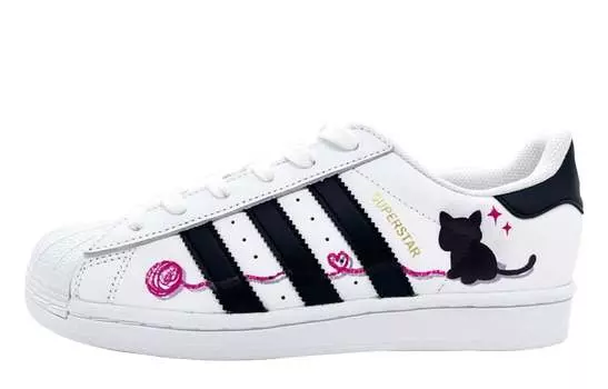 Adidas originals Superstar Series Обувь для скейтбординга унисекс, Black