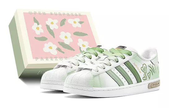 Adidas originals Superstar Series Обувь для скейтбординга унисекс, Green
