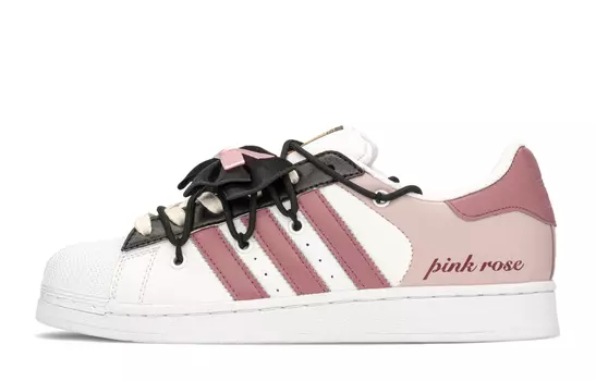 Adidas originals Superstar Series Обувь для скейтбординга унисекс, Black/Pink