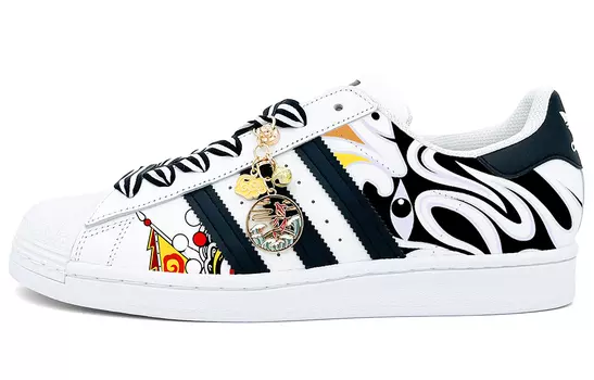 Adidas originals Superstar Series Обувь для скейтбординга унисекс, Black