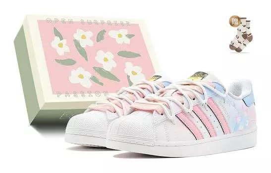 Adidas originals Superstar Series Обувь для скейтбординга унисекс, Pink