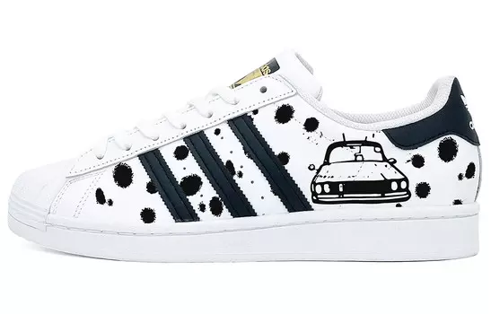 Adidas originals Superstar Series Обувь для скейтбординга унисекс, Black