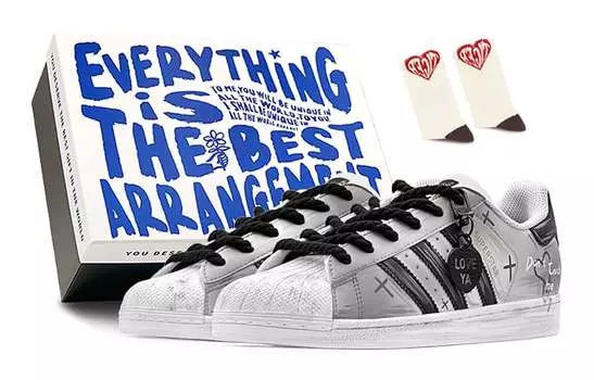 Adidas originals Superstar Series Обувь для скейтбординга унисекс, Black