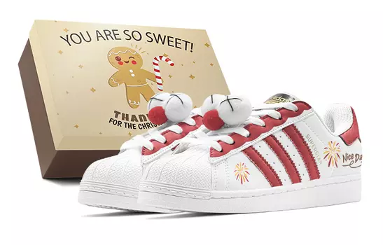 Adidas originals Superstar Series Обувь для скейтбординга унисекс, Red