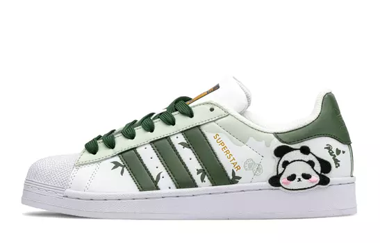 Adidas originals Superstar Series Обувь для скейтбординга унисекс, White/Green