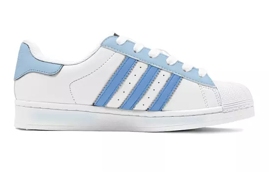 Adidas originals Superstar Series Обувь для скейтбординга унисекс, Sky Blue