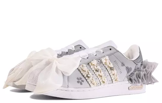 Adidas originals Superstar Series Обувь для скейтбординга унисекс, Light Gray