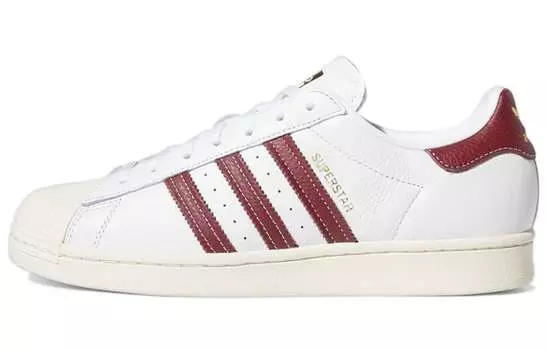 Кроссовки Adidas Originals Superstar Footwear White College Burgundy