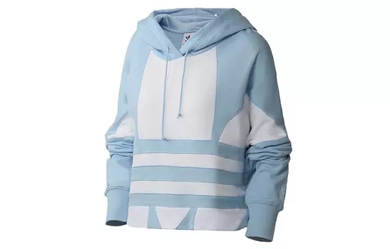 Adidas Originals Свитшот женские розовая, синяя/белые