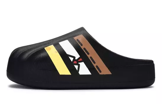 Adidas originals Тапочки унисекс AdiFOM Superstar, Black, white, yellow, brown, red