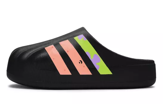Adidas originals Тапочки унисекс AdiFOM Superstar, Black, pink, green, purple