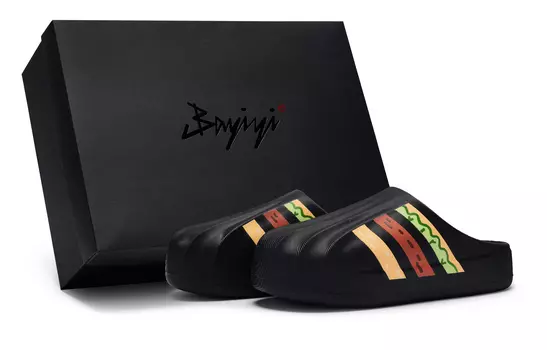 Adidas originals Тапочки унисекс AdiFOM Superstar, Black, orange, red, green