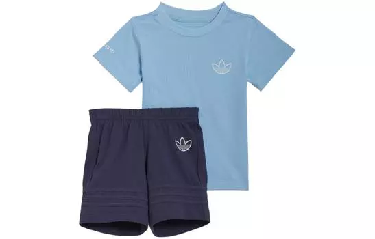 Adidas Originals TD Комплект для малышей, цвет Powder blue/dark gray navy blue
