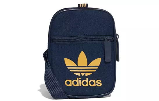 Adidas Originals Тканевая сумка через плечо, сумка через плечо, обычная, унисекс, темно-синяя