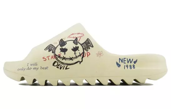 Adidas originals Вьетнамки Yeezy Slide унисекс, Off-white