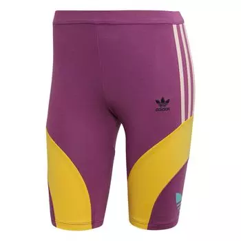 Adidas Originals Велосипедные брюки женские фиолетовые