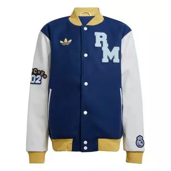 Adidas Originals VRCT FW24 Куртка Пальто Унисекс Морской Синий
