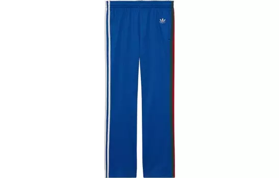 Adidas Originals X ADIDAS Knit Sweatpants Unisex Cobalt Blue Gucci, синий