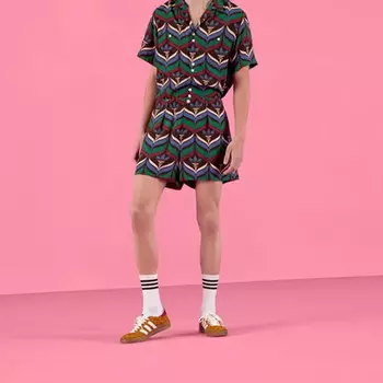Adidas Originals X ADIDAS Повседневные шорты унисекс зеленые Gucci, зеленый