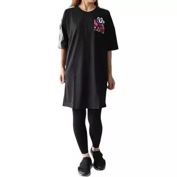 Adidas Originals X ·/Женское платье Hattie Stewart с короткими рукавами, черное
