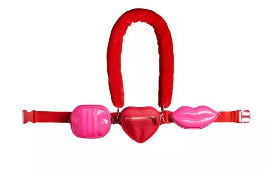 Adidas Originals Ярко-розовые поясная сумка