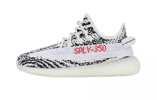 Adidas Originals Yeezy Boost 350 V2 Kids Lifestyle кроссовки PS, White/Black