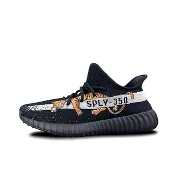 Adidas originals Yeezy Boost 350 V2 Кроссовки унисекс, Black/White