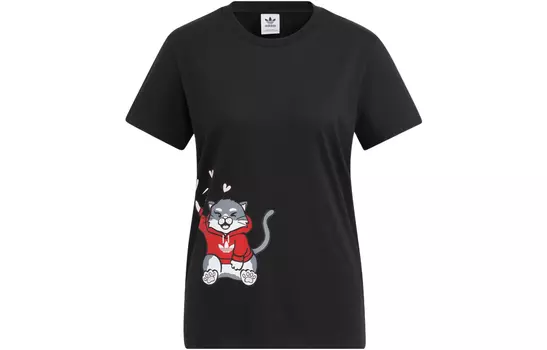Adidas Originals Женская футболка, цвет Black