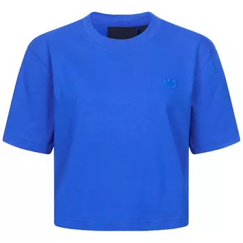 Adidas Originals Женская футболка ESSENTIALSBLUE VERSION синего цвета