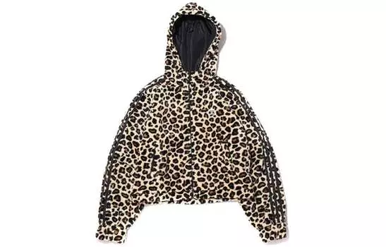 Adidas Originals Женская куртка, цвет Leopard Print ДУБЛЬ