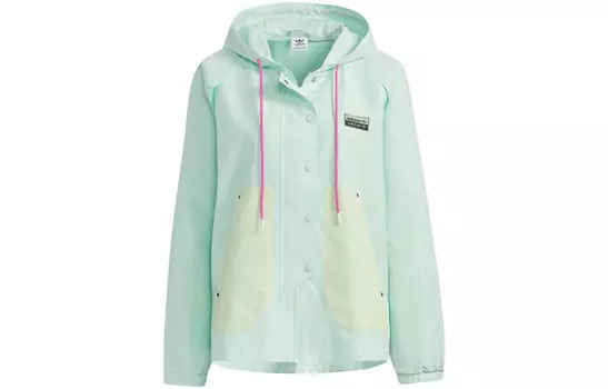 Adidas Originals Женская куртка, цвет замороженный зеленый