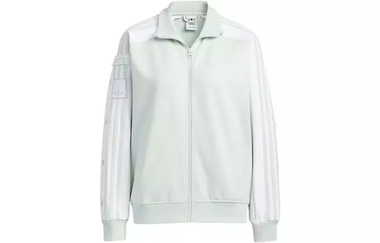 Adidas Originals Женская льняная куртка ADIBREAK зеленого цвета