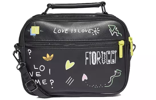Adidas Originals Женская мини-сумка через плечо Graffiti Collaboration Fiorucci, черная