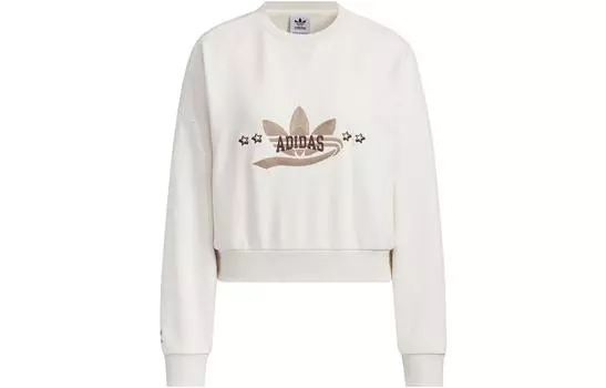 Adidas Originals Женская толстовка, цвет Chalk White
