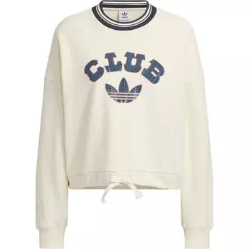 Adidas Originals Женская толстовка FW24 цвета слоновой кости