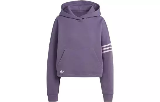 Adidas Originals Женская толстовка Neuclassics, темно-серо-фиолетовая