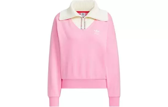 Adidas Originals Женская толстовка с круглым вырезом FEIFEI RUAN, розовая