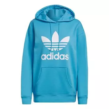 Adidas Originals Женская толстовка, сине-белая