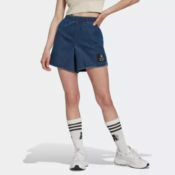 Adidas Originals Женские джинсовые шорты, цвет Blue