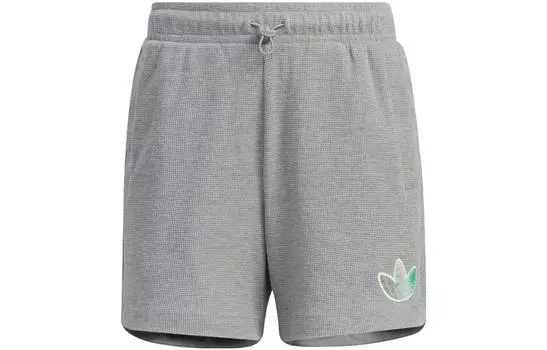 Adidas Originals Женские повседневные шорты цвета серый меланж
